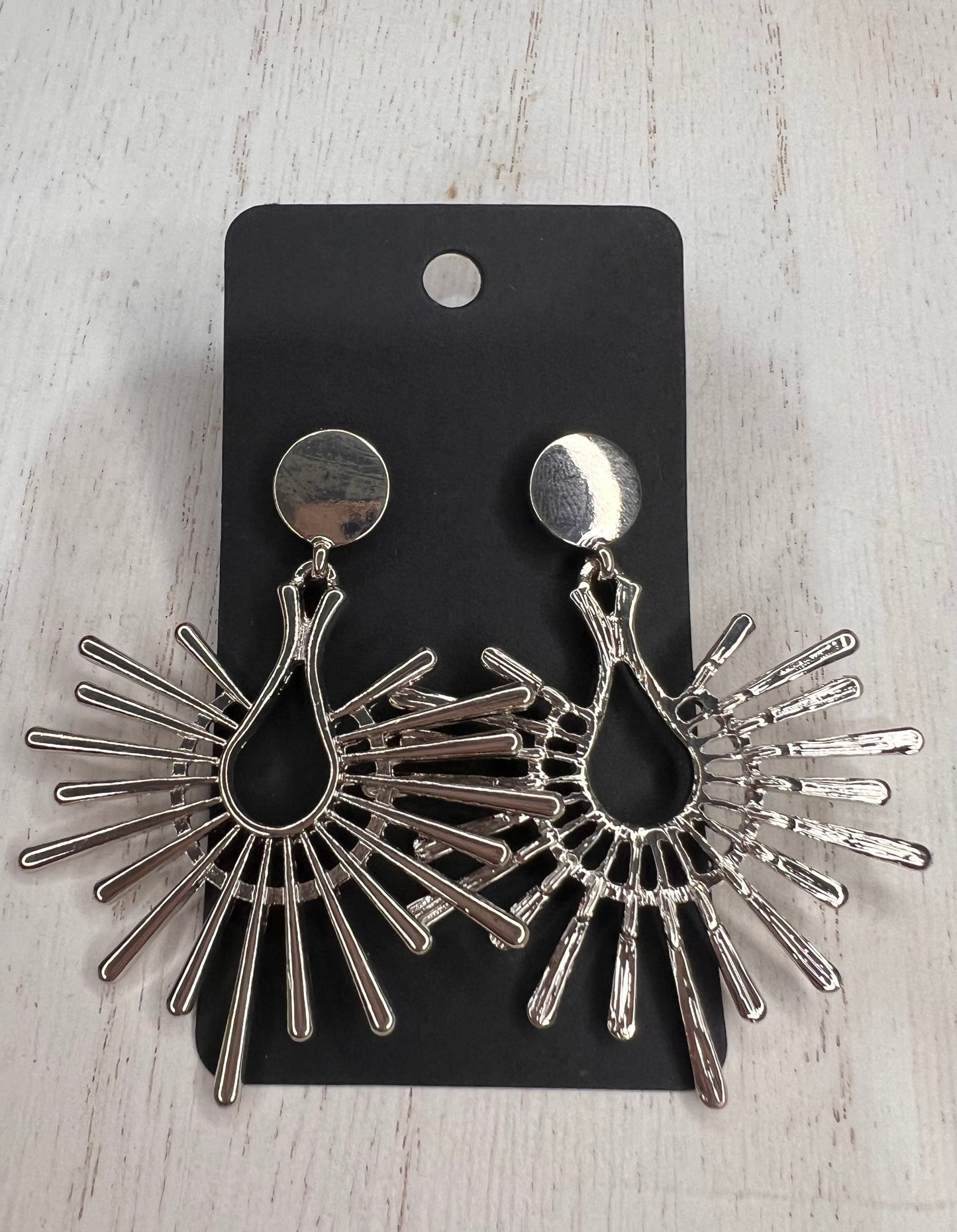 Sunburst earrings